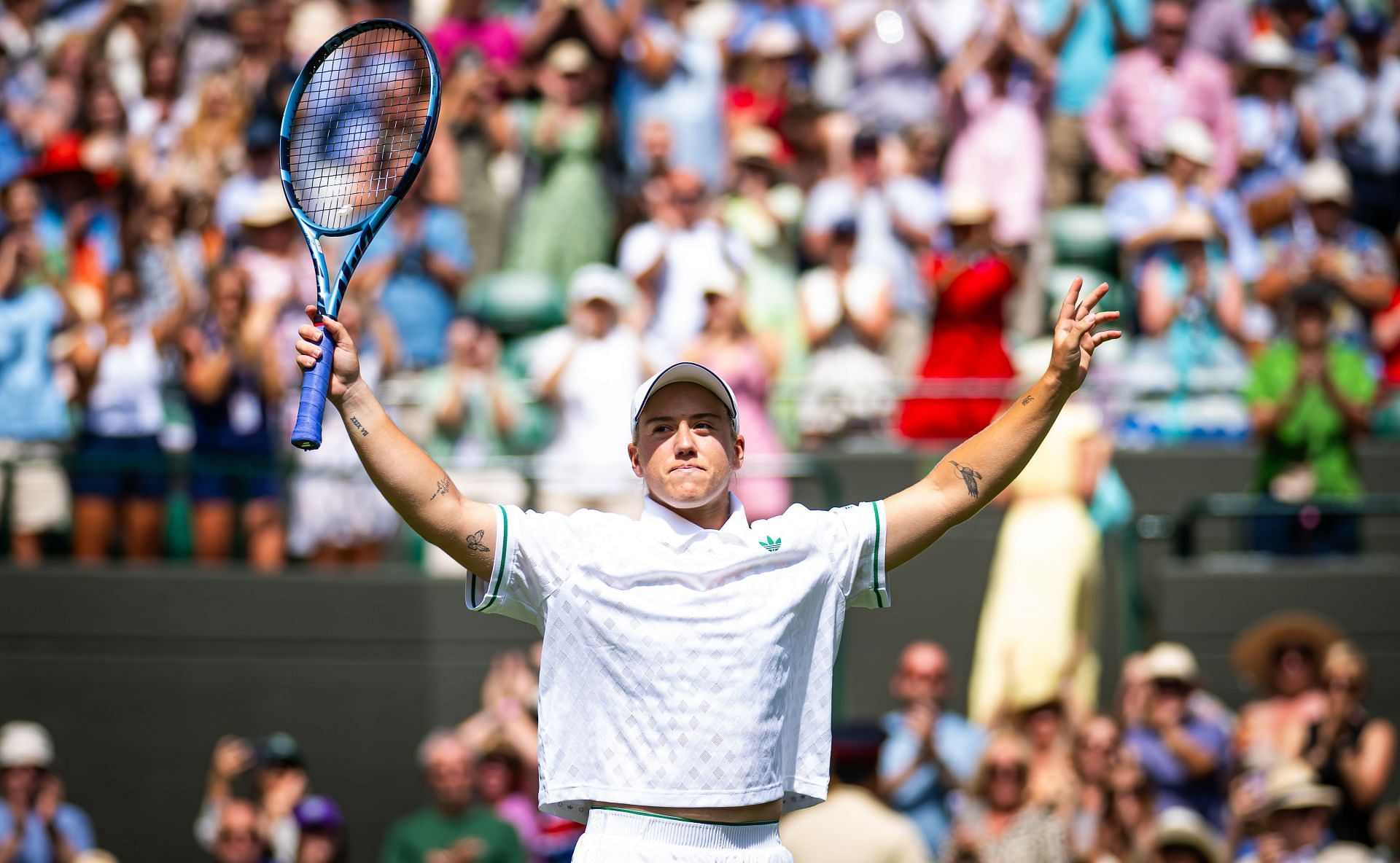 Sonay Kartal pictured at the 2025 Wimbledon Championships | Image Source: Getty